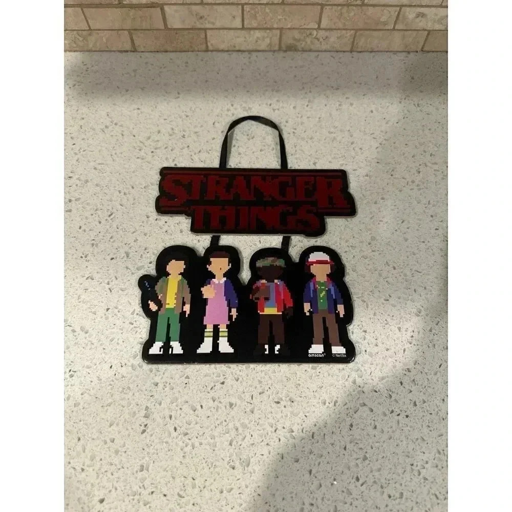Stranger Things Hanging Wall‎ Sign Lucas Dustin Eleven Mike Netflix sb